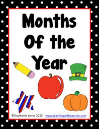 2017/03/25 black and white for. Months Of The Year Cards Black White Polka Dot By Teaching With Passion