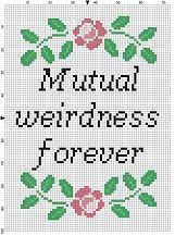 Mutual Weirdness Forever Wedding Cross Stitch Pattern Etsy Wedding Cross Stitch Patterns Wedding Cross Stitch Cross Stitch Patterns