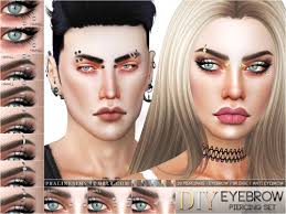 Some cute lil' eyebrows i made in between studying. Pralinesims 17 Different Eyebrow Piercings For The Left Sims Update Find Or Downloads Custom Contents For The Sims 2 3 4
