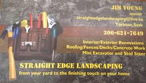 For straight edging, start at an end. Straight Edge Landscaping And Construction Home Facebook