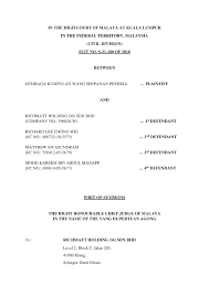 Actions may be commenced by way of originating summons if the dispute mainly concerns a construction of law and documents. Complete Pleadings Studocu