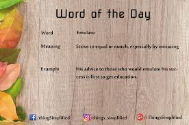 Word Of The Day Thingssimplified English Vocabulary Learning Wordoftheday Meaning Sentence Word Learn Word Of The Day English Words English Phrases