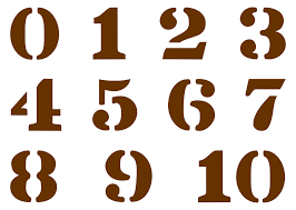 Printable number stencils 3 inch. 10 Best 3 Inch Stencils Numbers Printable Printablee Com