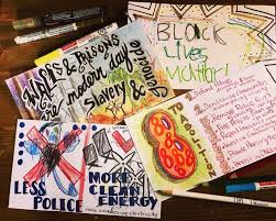 Pandemic-Friendly Protest: SAMA, Poet Laureate Encourage 'Postcard Activism'