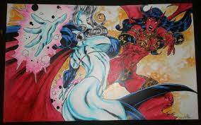 Lady Death vs Purgatori, in Yann The Lord's Comics gallery (covers,  commissions and other...) Comic Art Gallery Room