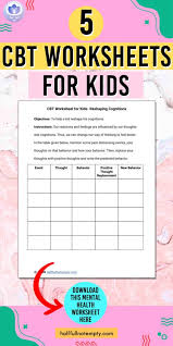 Check spelling or type a new query. Cbt Worksheets For Kids 9 Optimistminds