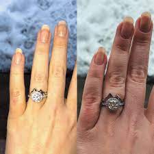 Jamesallen.com has been visited by 10k+ users in the past month Thoughts On This Band With My Moissanite Engagement Ring Most Of My Friends Hate It A Few Loved It I Think It S Super Me But Honesty Is Welcome Weddingplanning