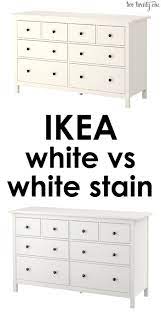 Difference Between Ikea White And Ikea White Stain Staining Furniture White Stained Dresser Ikea White Dresser