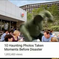 C top 10 photos taken seconds before disaster by sacredlugia on deviantart. 10 Haunting Photos Taken Moments Before Disaster 1 852 483 Views Ifunny Haunting Photos Haunting Memes