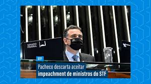 TV Senado - Pacheco descarta aceitar impeachment de ministros do STF |  Facebook