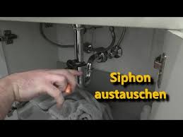 Ablauf Und Siphon Am Waschbecken Tauschen Youtube