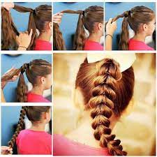 Inverted Heart Plait Hair Styles Hairstyle Hair