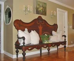 Pin By Lori G Spencer On Headboard Bench Old Headboard Antique Headboard Repurposed Furniture