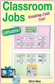 Classroom Jobs Kit Editable Attractive Lively Color Illustrations In 2020 Classroom Jobs School Calendar Calendar Lessons