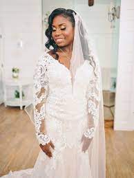 20 Ways To Wear A Veil With Your Wedding Hairstyle Long Sleeve Wedding Gowns Wedding Gown Inspiration Bridal Veils And Headpieces