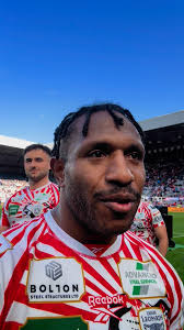 Smells like promotion mate” 😂 Follow hometown hero Sam Luckley around the  pitch at St James' Park following the Robins' #MagicWKND victory 😃  #SuperLeague