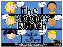 The Blooms Bunch Kid Friendly Revised Bloom S Taxonomy Posters Higher Order Thinking Skills Blooms Taxonomy Poster Blooms Taxonomy