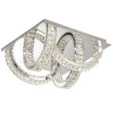 Ellington led integrated flush mount ceiling light, chrome finish, frosted shade, energy star certified, ultra slim design,65584. Anesa Chrome Led Ceiling Light