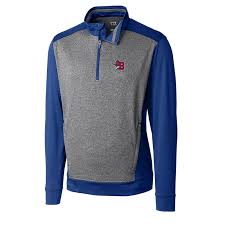 Buffalo Bisons Cutter Buck Replay Quarter Zip Jacket