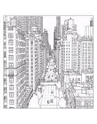Printable drawings and coloring pages skyscraper (buildings and architecture) a common sense building is a real estate construction, carried out by human intervention, intended on the one hand to serve as shelter, that is to say to protect against the bad weather of people, goods and activities, on the other hand to demonstrate their permanence. Get The Coloring Page New York City 50 Printable Adult Coloring Pages That Will Help You De Stress Popsugar Smart Living Photo 29