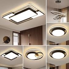 One of them is a pop false ceiling. Led Ceiling Lamp Modern Minimalist Hall Dining Chandelier Bedroom Living Room Lighting Atmosph Shopee Philippines
