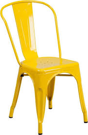 Tolix Style Orange Metal Indoor Outdoor Chair Metal Dining Chairs Indoor Outdoor Chair Stackable Chairs