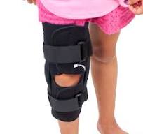 Pediatric Knee Brace. Youth Knee Brace. Wrap Around Knee Brace for a Child. The “Knee Mate” (PK64)