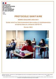 Protocole sanitaire relatif aux accueils collectifs de mineurs. Calameo Protocole Sanitaire Ann E Scolaire 2020 2021 71258 2