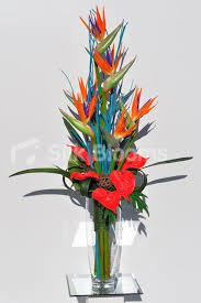 Bird Of Paradise Silk Flower Arrangement Pin On Bird Of Paradise Floral Displays And Bouquets