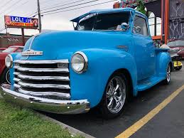 Image result for Brockway Light Blue 1950 Truck