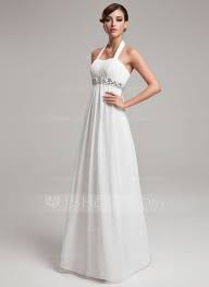Us 156 00 Empire Halter Floor Length Chiffon Wedding Dress With Ruffle Beading Sequins Jj S House Ruffle Wedding Dress Ivory Chiffon Wedding Dress Wedding Dresses
