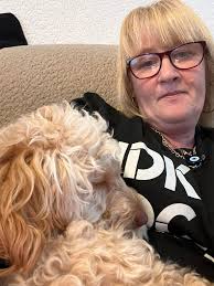 Are willow 🐶 having mummy cuddles before I absolutely love ❤️ her so much  she's 10 months old best dog 🐶 I've ever had I have 3 other dogs 🐶 Aswell  shih