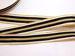 Black And White Striped Ribbon Striped Ribbon Black White And Metallic Gold Stripe Grosgrain Ribbon 7 8 Inches Wide X 10 Yards Schiff Ribbon Striped Ribbon Gold Stripes Cute Headbands