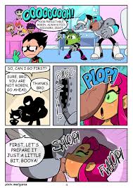 Rule34 - If it exists, there is porn of it  garabatoz, beast boy, cyborg  (dc), robin, starfire  5169417