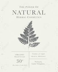 Often it happens that the package may perhaps not reached the right person. Customizable Label Of Natural Organic Herbal Products Fern Vintage Royalty Free Cliparts Vectors And Stock Illustration Image 127646350