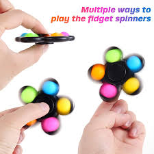 This fidget toy is called wacky tracks, but could just as easily be called chain of fooling around. Buy Effacera Popper Fidget Spinner Toys 6 Pack Pop Bubble Spinners Set Party Favors Sensory Toy Fidget Bulk Pack Pop Hand Spinners Stress Relief Gift For Kids Black Online In Taiwan B094n7mhvt