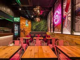 faber creates new thai express format for uk market cafe interior design restaurant interior design cafe design