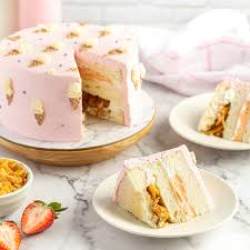 Strawberry Milk Cereal Cake (Private 6 Pax