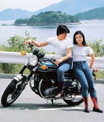 harada kiwako 原田貴和子 1965 japanese actress 原田知世 妹 バイク 映画 カワサキ w バイカーの女の子
