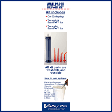 Start by gently pulling the wallpaper back to where it. Seam Fixx Wallpaper Repair Kit1st Of Its Kind In Wallpaper Repair