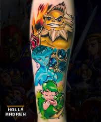 Maybe you would like to learn more about one of these? Inkdentattoo On Twitter Check Out This Amazing Piece By Resident Artist Holly Ocarina Of Time Sages Darunia Ruto Saria Start The Beginnings Of Ajs Half Sleeve Inkdentattoostudio Worldfamousink Tattoo Tattoos