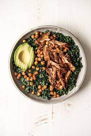 Bbq Chicken Kale Salad Recipe Kale Chicken Salad Chicken Kale Easy Weeknight Meals