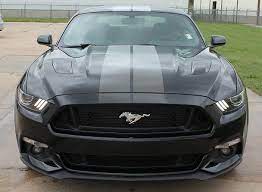 Ford Mustang Faded Rally Racing Stripes 2015 2016 2017 Digital Print Vinyl Ford Mustang 2017 Ford Mustang Black Mustang