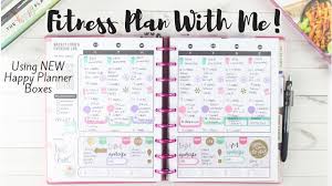 I want to see how much. Happy Planner Fitness Plan With Me At Home With Quita Youtube