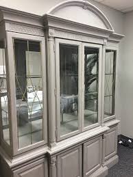 More options for door panels: Annie Sloan Paris Grey China Cabinet Lea Interiors