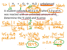 Learn about percentage error and get to know how to calculate it in few esay steps with the help of detailed explaination and solved examples. Percent Yield And Percent Error Calculations Science Chemistry Percent Yield Percent Error Showme