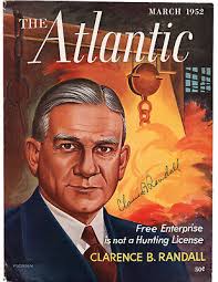 Clarence B. Randall Signed Atlantic 1952 Autograph Steel Advisor  Eisenhower, JFK