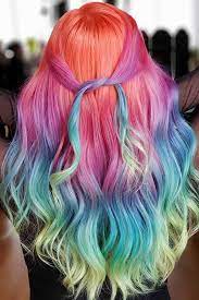 35 Breathtaking Ways Of Pulling Off Unicorn Hair Lovehairstyles Unicorn Hair Color Hair Styles Aesthetic Hair
