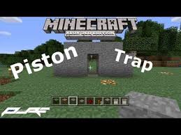 How To Make A Piston Trap In Minecraft Xbox Minecraft Pistons How To Make