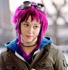 Ramona Flowers In Scott Pilgrim Vs The World The Most Goth Movie Characters Ever Photos Ramona Flowers Short Punk Hair Characters With Purple Hair